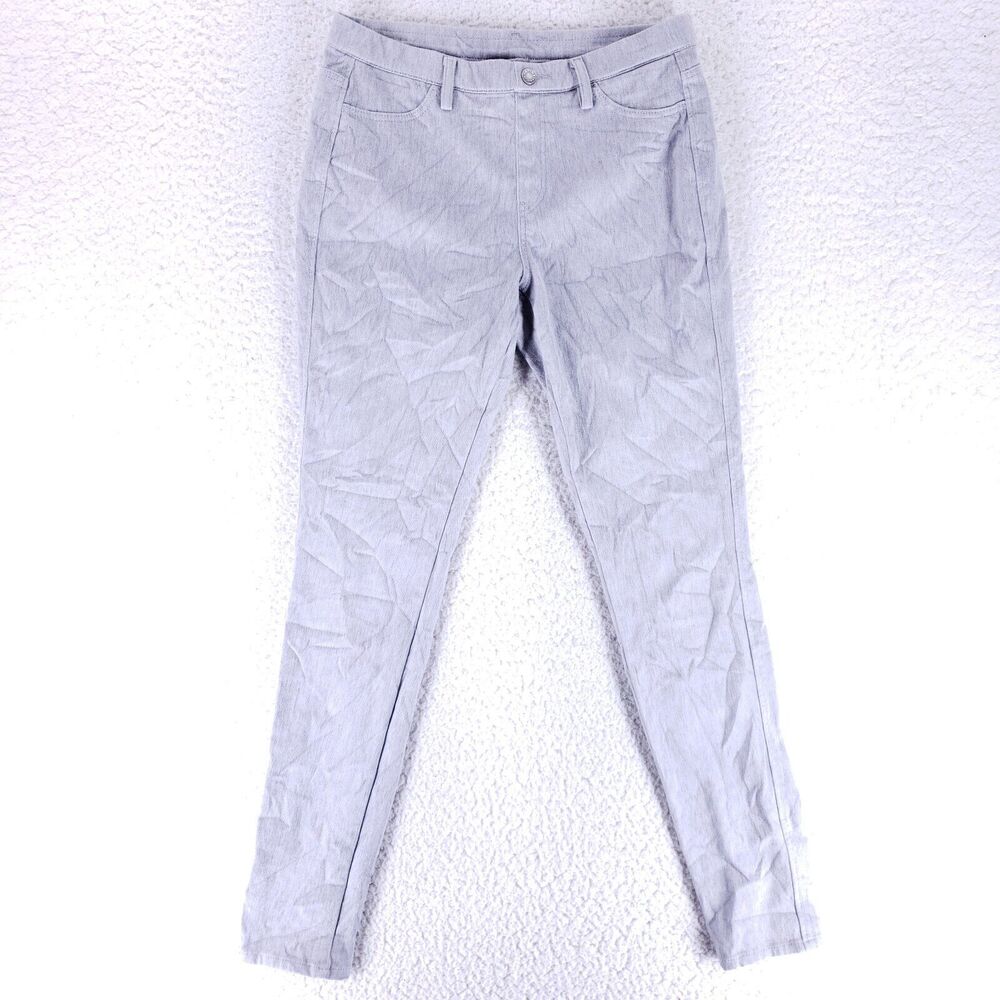 Uniqlo Jeans Womens SZ M Denim Straight Stretch Mid Rise Cotton VTG 90s Casual